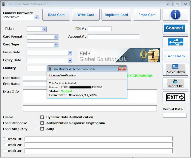 EMV Reader / Writer v8.6