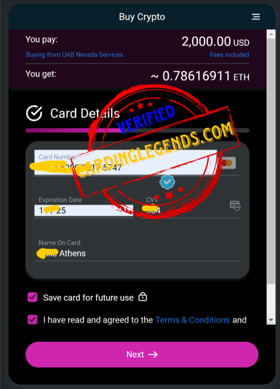 TRUST WALLET CARDING METHOD